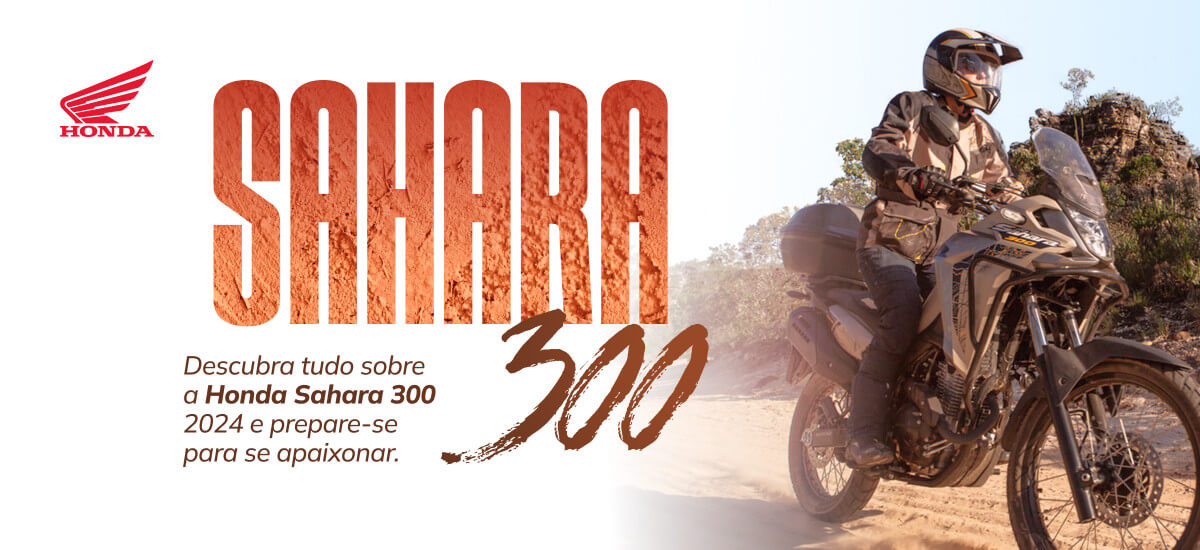 Explorando Novos Horizontes: A inovadora Honda Sahara 300 2024 chega para impressionar!